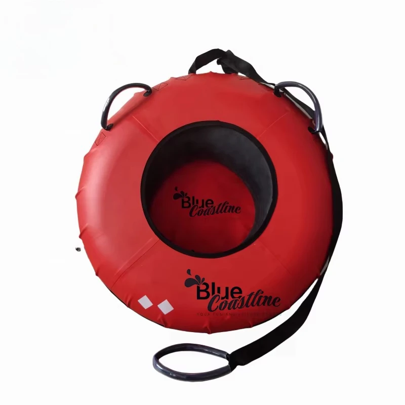 Sled inflatable hard bottom snow tube with nylon cover custom size, cold resistant material