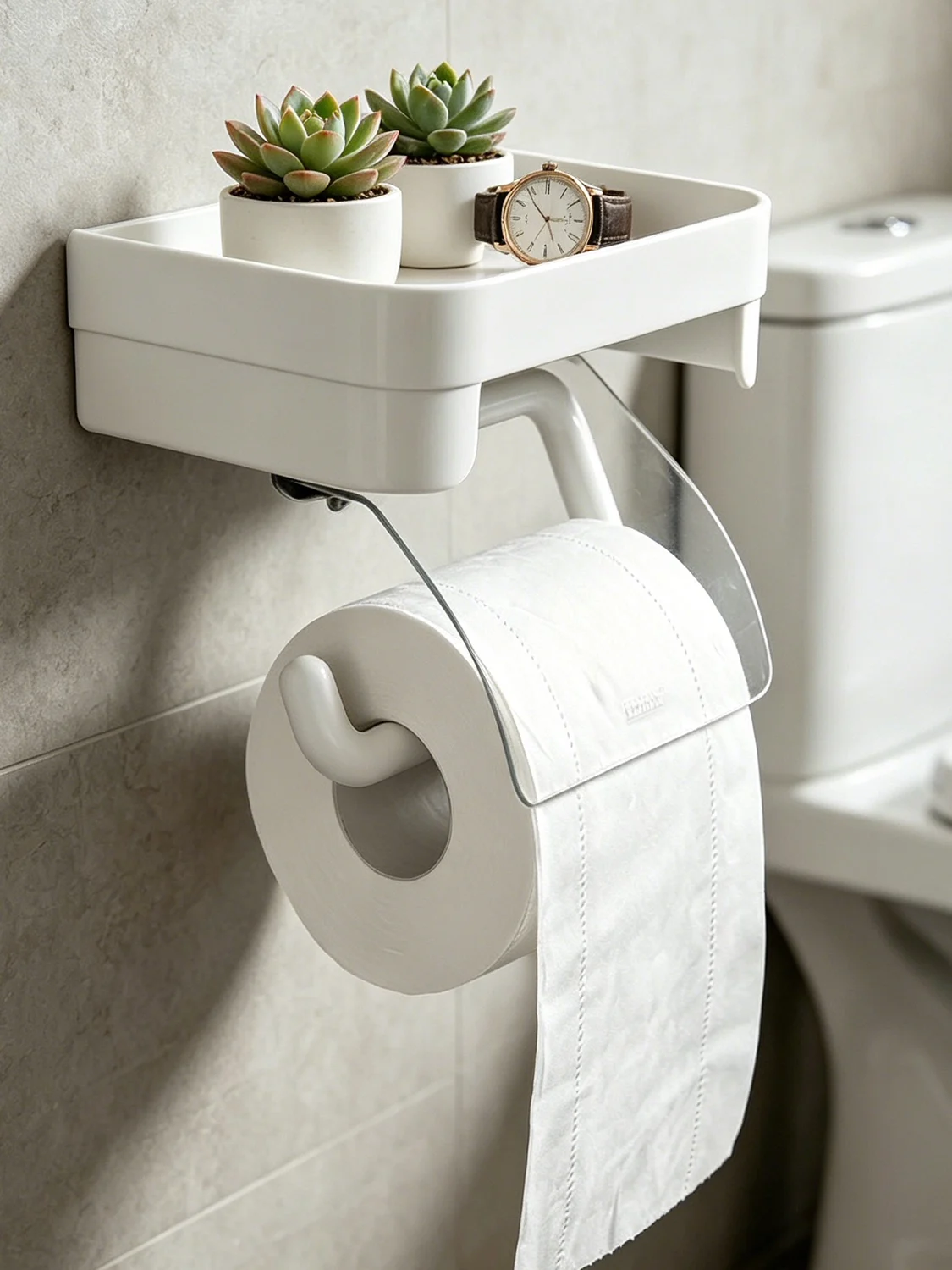 浴室壁掛けトイレットペーパーホルダー吸盤トイレットペーパースタンドティッシュボックス北欧スタイルピュアカラー家庭用掃除道具