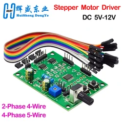 DC 5V-12V 6V Stepper Motor Driver Mini 2-phase 4-wire 4-phase 5-wire Multifunction Step Motor Speed Controller Module Board