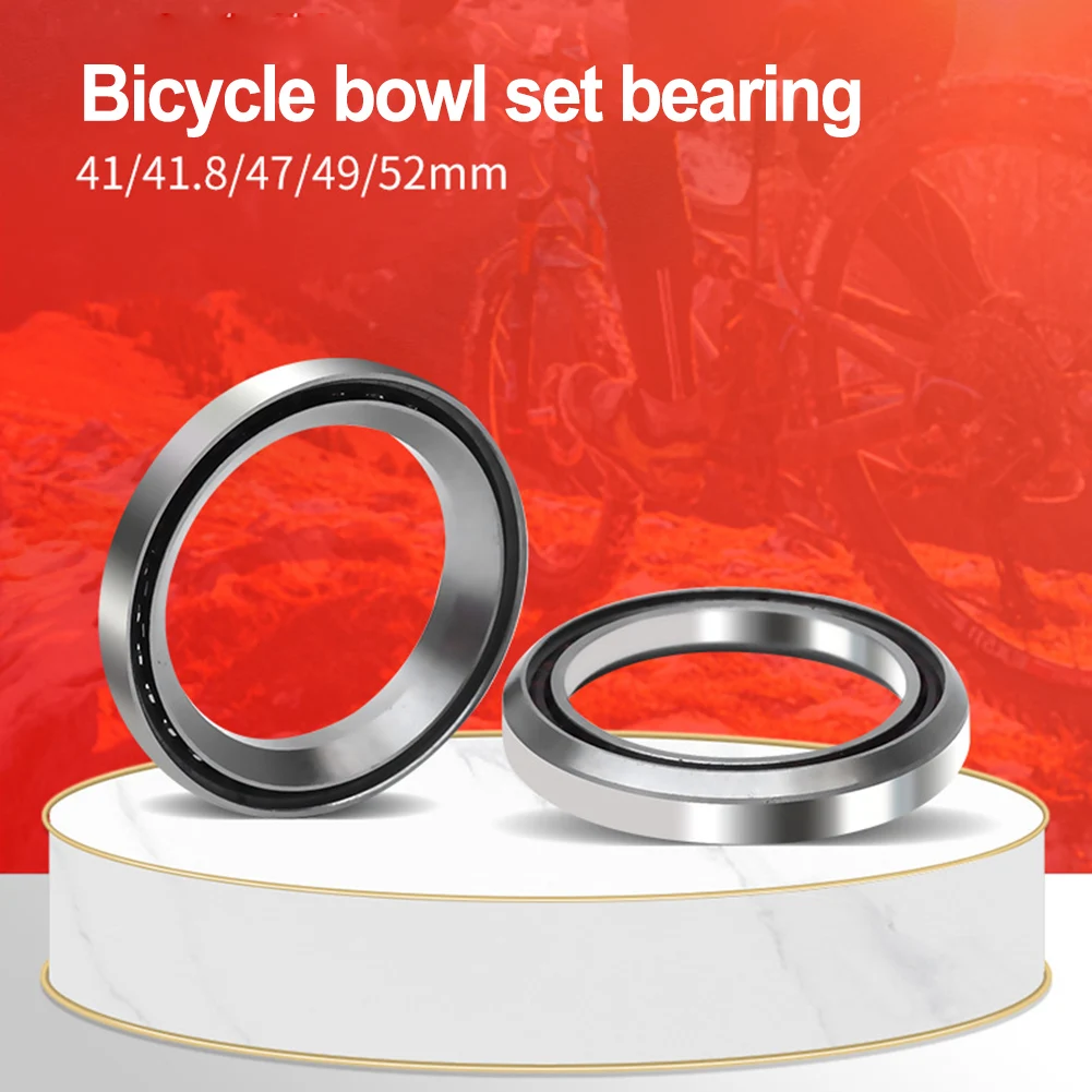 

Подшипники гарнитуры для горного велосипеда, 41/52 мм, комплект герметичных подшипников MTB, дорожный подшипник, 2 шт., для низкого уровня шума и трения