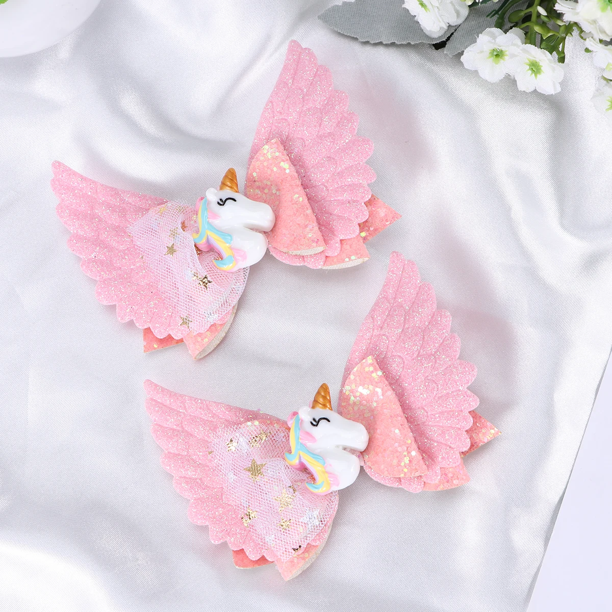 

2pcs for Girls Hair Sequin Barrette Pins Bright Colors Fashion Sequin Barrette Toddler Accessories Everyday Use Gifts