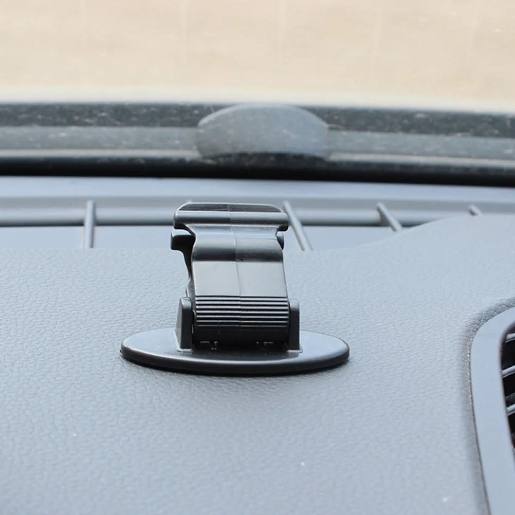 

2Pcs Cards Holders Classic Design Car Cards Organizer Self Adhesive Vehicle Credit Card Storage Clips Convenient Use