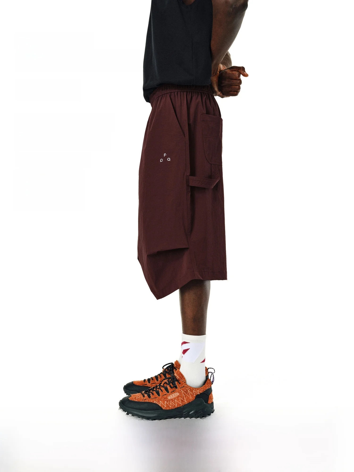 FPA Pantalones de ocio de verano sueltos informales de siete pies con protección solar, ligeros, transpirables, resistentes al agua, para exteriores, para hombre