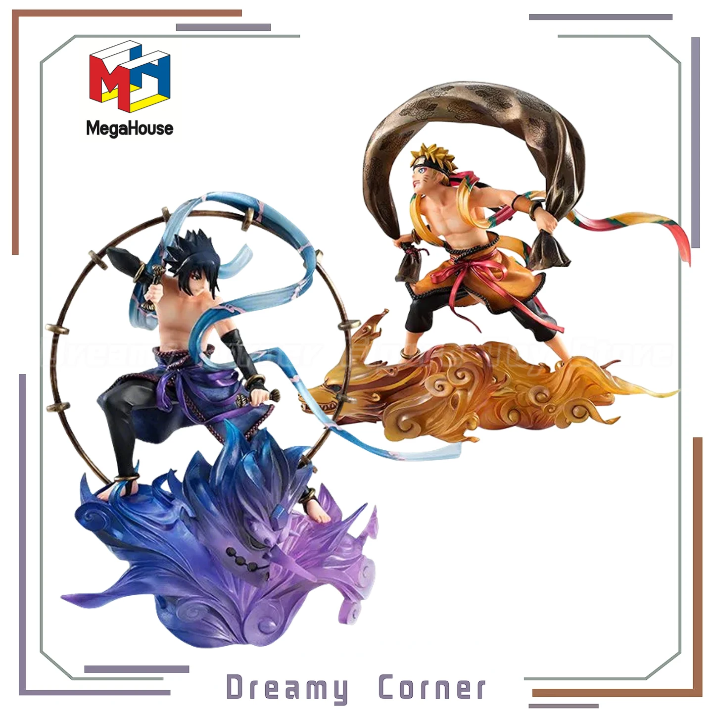 

【In Stock】MegaHouse G.E.M. Remix NARUTO Shippuden Kurama Naruto Uzumaki Uchiha Sasuke Susano Anime Figure