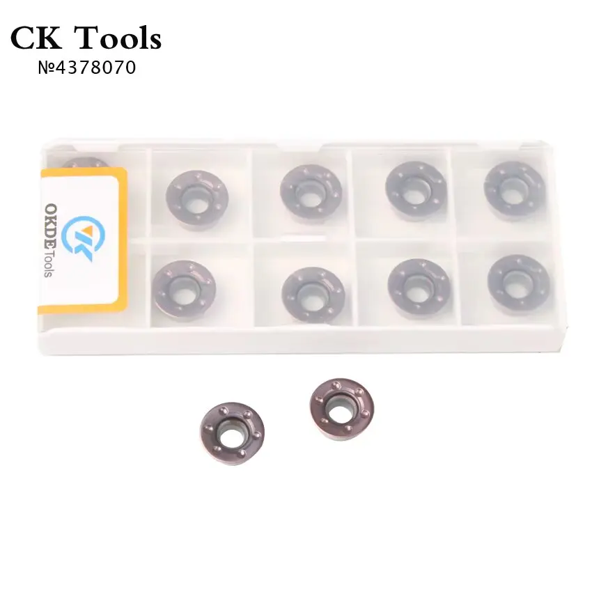 50Pcs Milling RPMW1003 RPMW1204 Carbide inserts Cutting Tool CNC EMR face mill cutter for stainless steel material