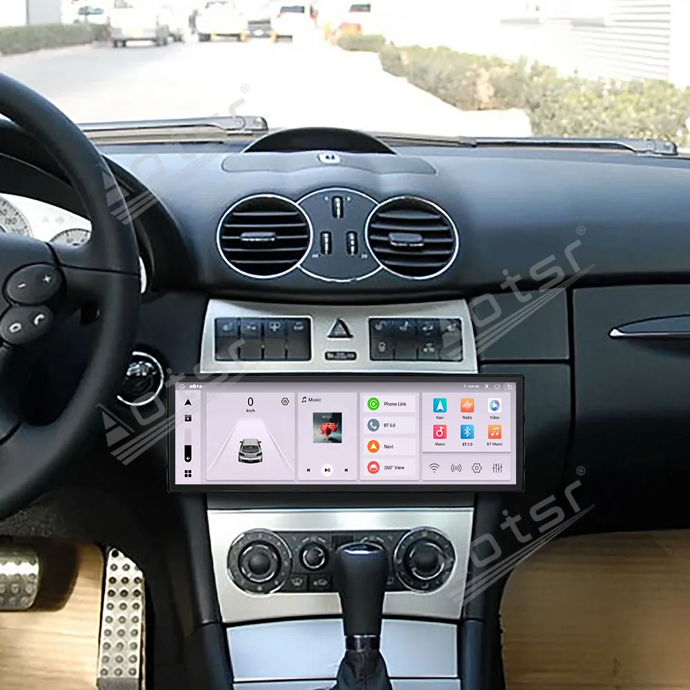 14.9 Inch Touch Screen Android15 Auto Stereo For Mercedes‑Benz C‑Class W203 CLK W209 2005‑2009 GPS Navi DSP BT CarPlay Head Unit