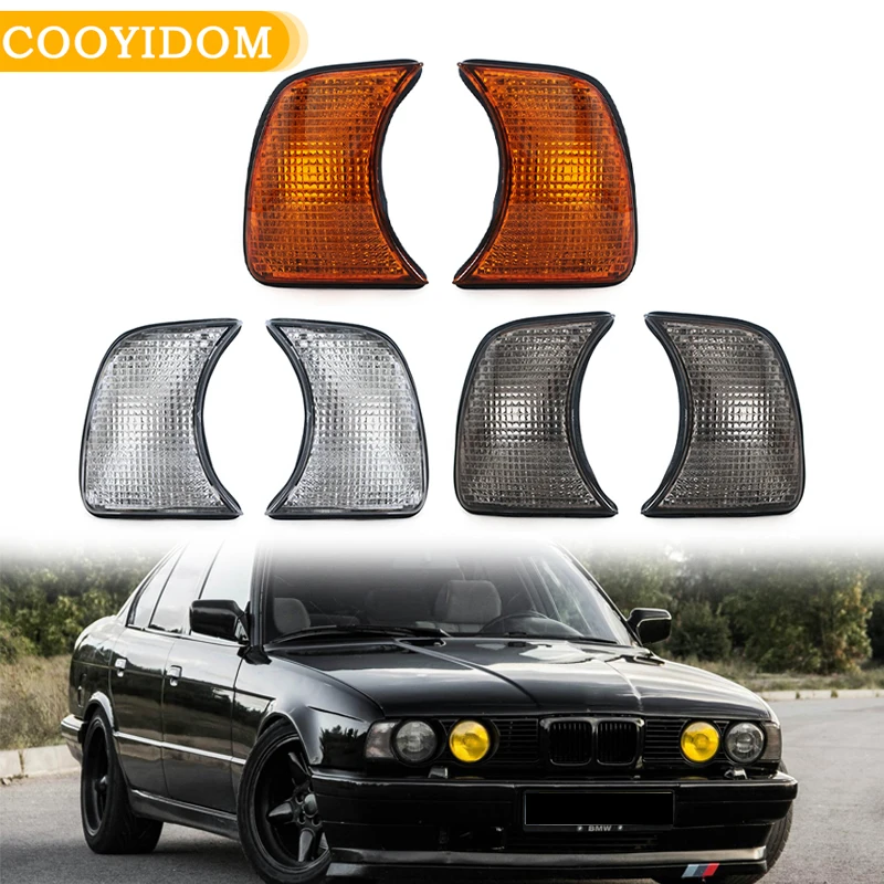 Car Front Side Corner Light Indicator Light Corner Turn Signal Light For BMW 5-Series E34 1989-1995 63131384033 63131384034