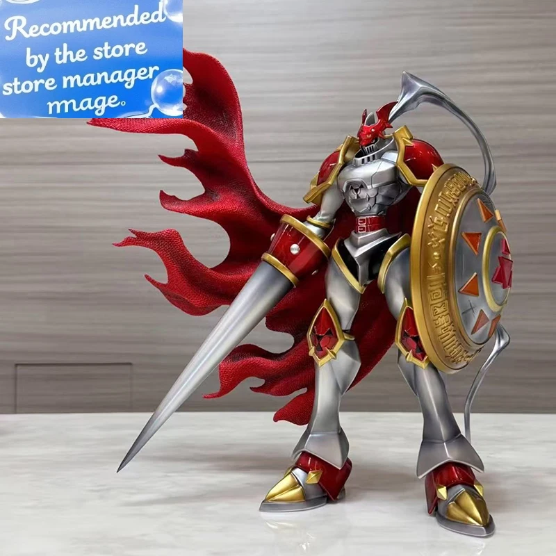 

New 39cm Digital Monster Crimson Mode Knight Beast Desktop Sculpture Pvc Anime Figurine Display Model Collectible Toys For Fans