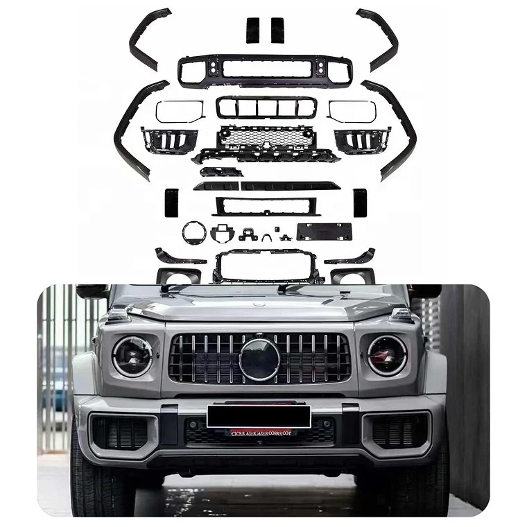 

2025 Front Body Kit for W464 G550 G500 to W465 G63 Style for Mercedes G Class G63 2018 - 2024
