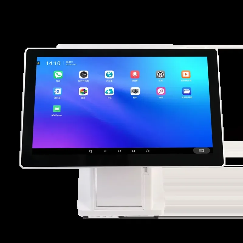 2026 Latest Android All in One POS System Touch Screen Cash Register with QR Code Scanner 80mm Thermal Printer Retail Payment