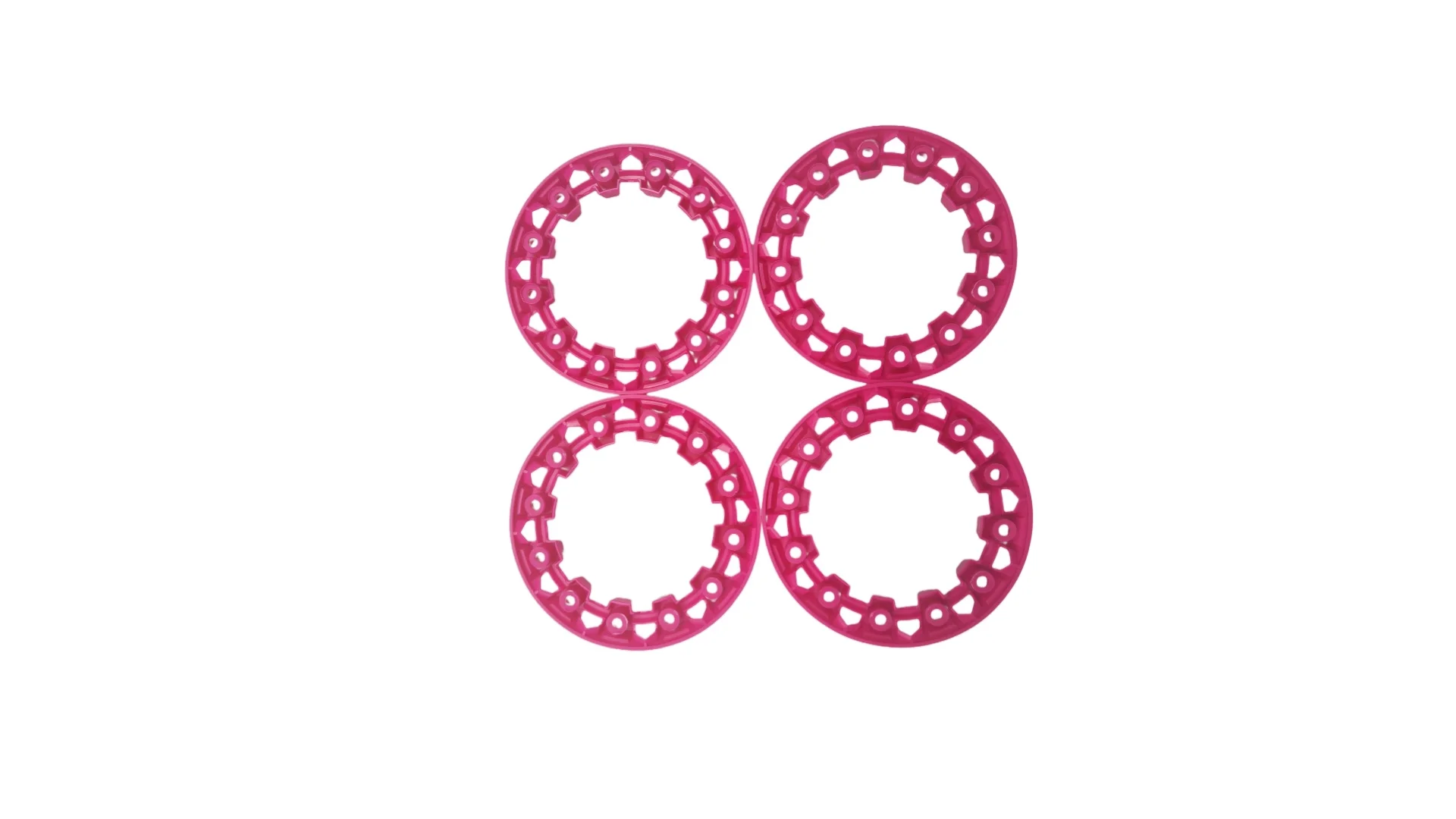 

Вездеходный пляж ATV Детали накладки ступицы колеса для бездорожья 6-дюймовое колесо Пластиковая крышка Цвет защитной крышки 4 розово-красного цвета