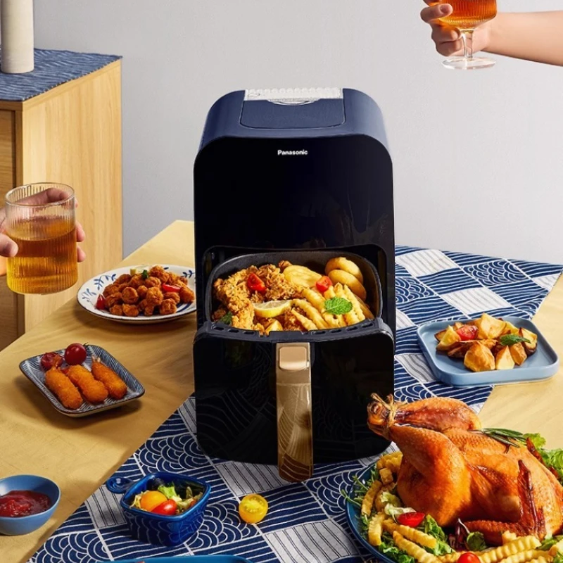 Visual Steam Air Fryer (HC300, Blue) - Home Use, Full-Auto Smart, Large Capacity