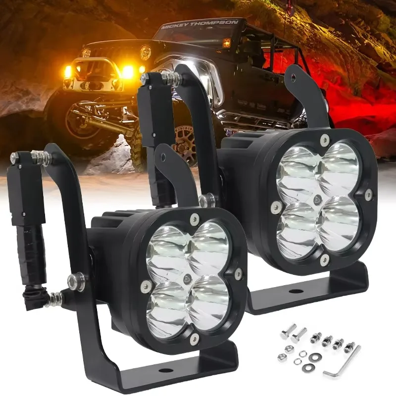

New 3.5 Inch Pods 40W up Down Degree LED Driving Fog Light White Yellow Spot Driving Light for Cars SUV Offroad ATV UTV