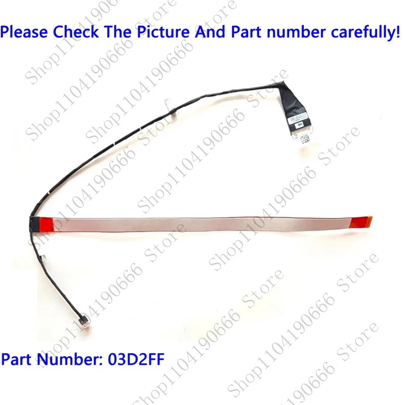 노트북 컴퓨터 구성 요소 Dell Alienware X17 R1 R2 카메라 케이블 웹캠 와이어 라인 03D2FF 3D2FF의 새로운 기능.