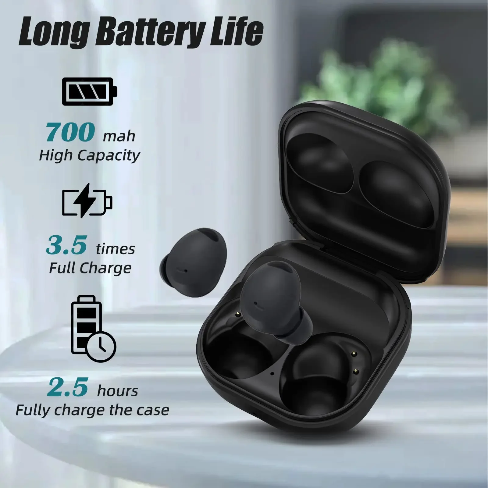 

Чехол для беспроводной зарядки для Samsung Galaxy Buds 2 Pro Сменный чехол для зарядного устройства для Galaxy Buds 2 Pro с соплом Bluetooth