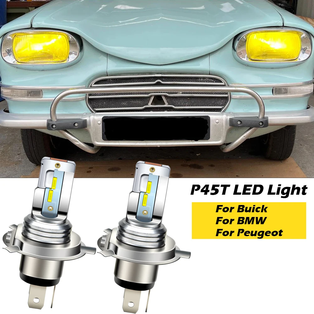 

RUIANDSION BA20D H6 H4BS 9003 HB2 H4 P45T LED Headlight 9-32V For Front Lights For Volkswagen Beetle 1998-2018 For Honda CB400F