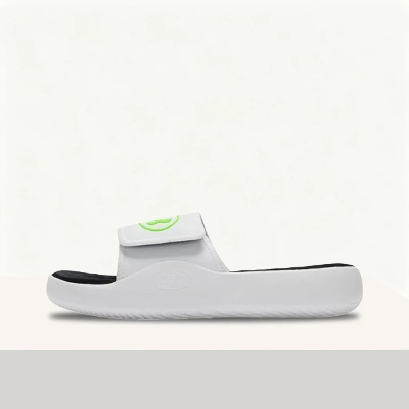 Under Armour Ignite Pro 8 White Green Comfortable Breathable Durable Non-Slip Lightweight Cushioned Flip-Flop Men 6000337-100