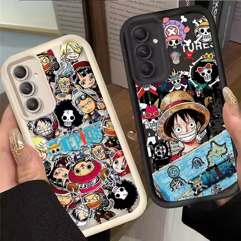 Fashion Anime O-One Pieces Case For Samsung Galaxy S25 S24 Ultra S23 S22 Plus S21 FE A36 A56 A26 A16 A06 A15 A25 A35 A55 Cover