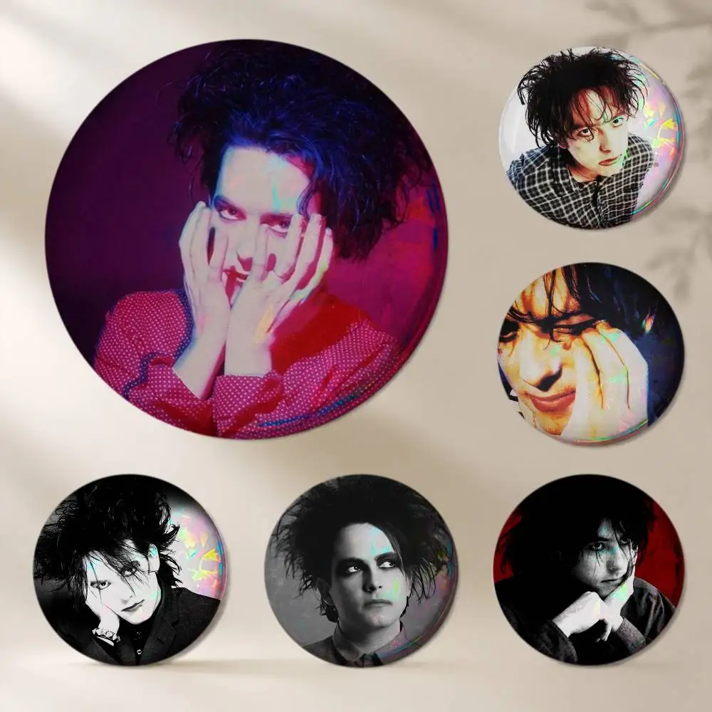 The cure Robert S-Smith Brooches Cartoon Badge Pins Backpack Hat Accessories Friend Gift
