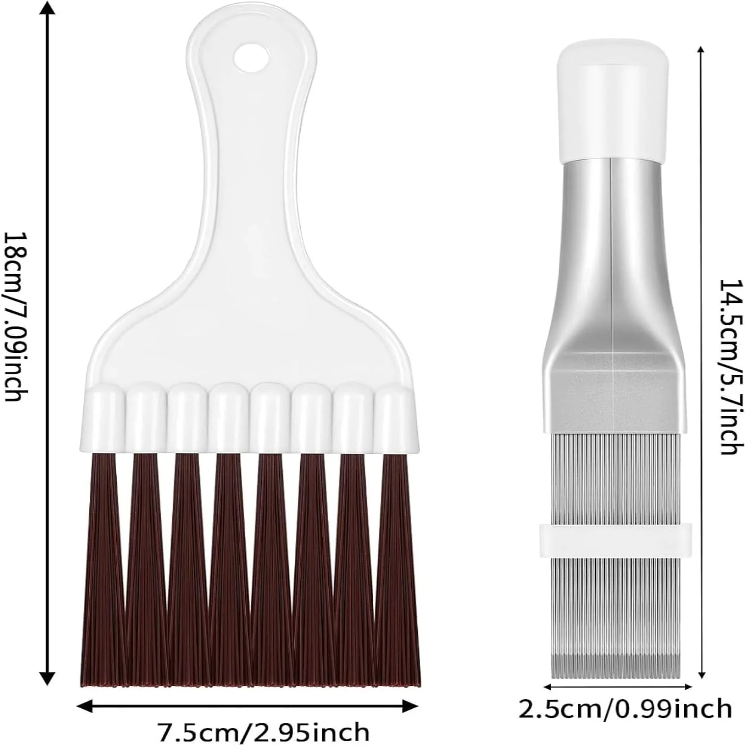 Air Conditioner Condenser Fin Comb, Fin Cleaning Brush Air Conditioner Fin Cleaner Refrigerator Coil Cleaning Whisk Brush,cleanl