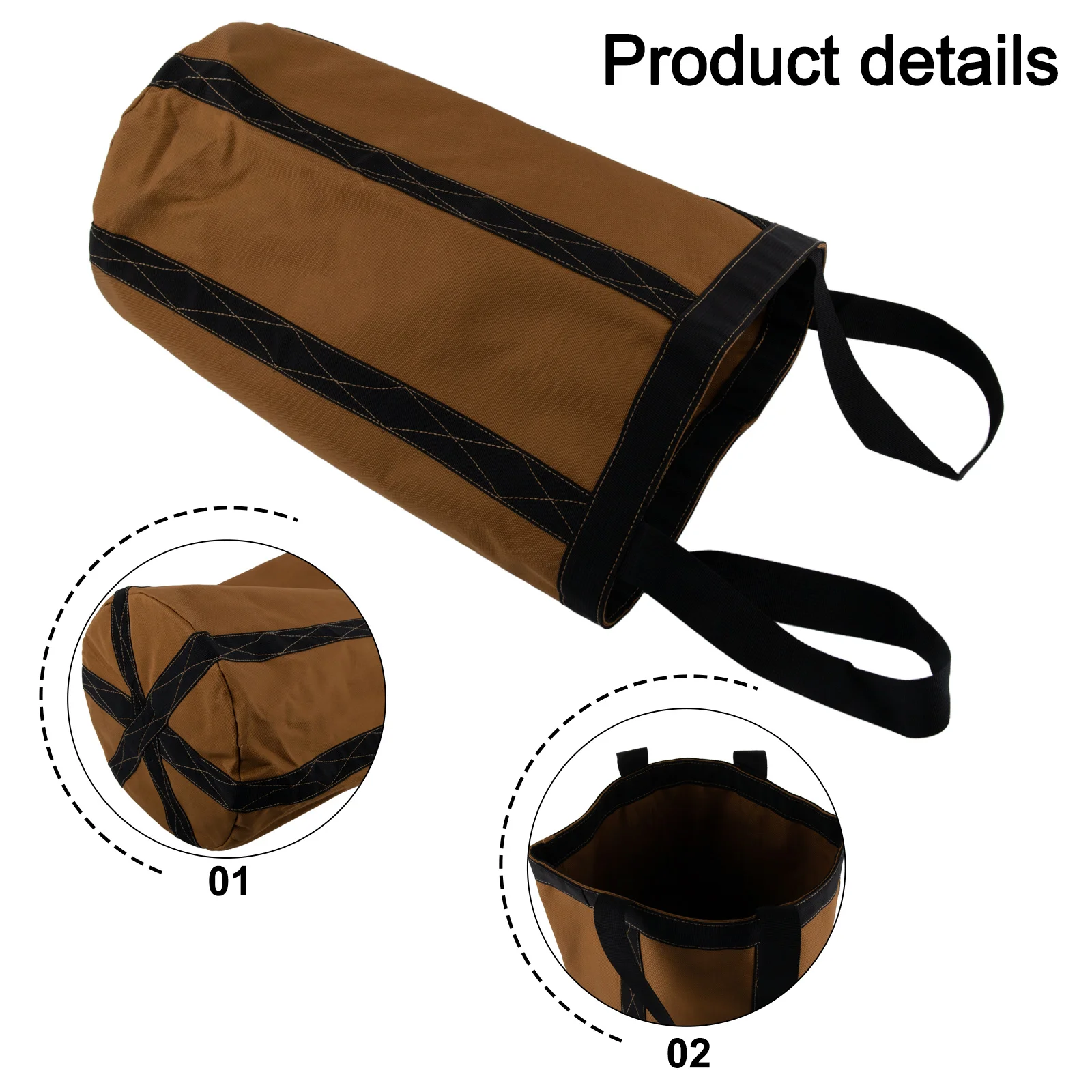50*30cm Waterproof Storage Bag Strong Load-bearing Tool Bag Laoa Packing Built-in Small Bag Electrician Tool Kit