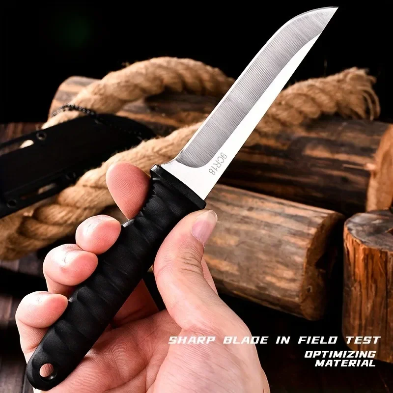 Outdoor knife self-defense knife outdoor survival Swiss army knife  hardness one steel  portable mountaineering