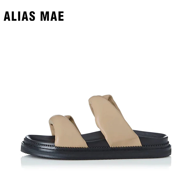 

ALIAS MAE PARIS Summer New Fashion Women's Luxury Indoor and Outdoor Handmade Advanced Designer Anti slip Sandals