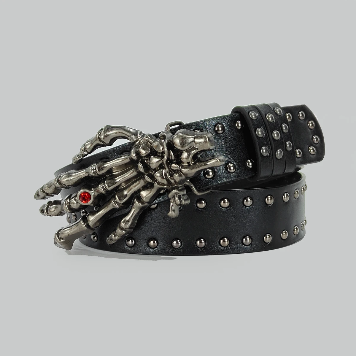 Bohemian Cross Y2k Taillengürtel für Männer und Frauen Luxus Designer Vielseitiger Übergrößen-Taillengürtel Gothic Accessoires Jeans Großer Gürtel – Detail 12