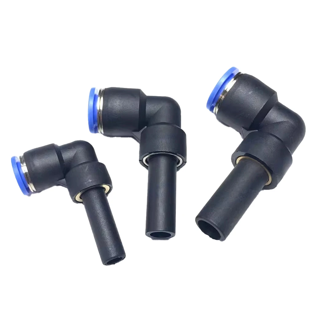 Bend-through Rod Connector PLJ 4/6/8/10/12mm Pneumatic Quick-insert Reducing Diameter PLGJ8-6/6-4mm Rod Pneumatic Joint