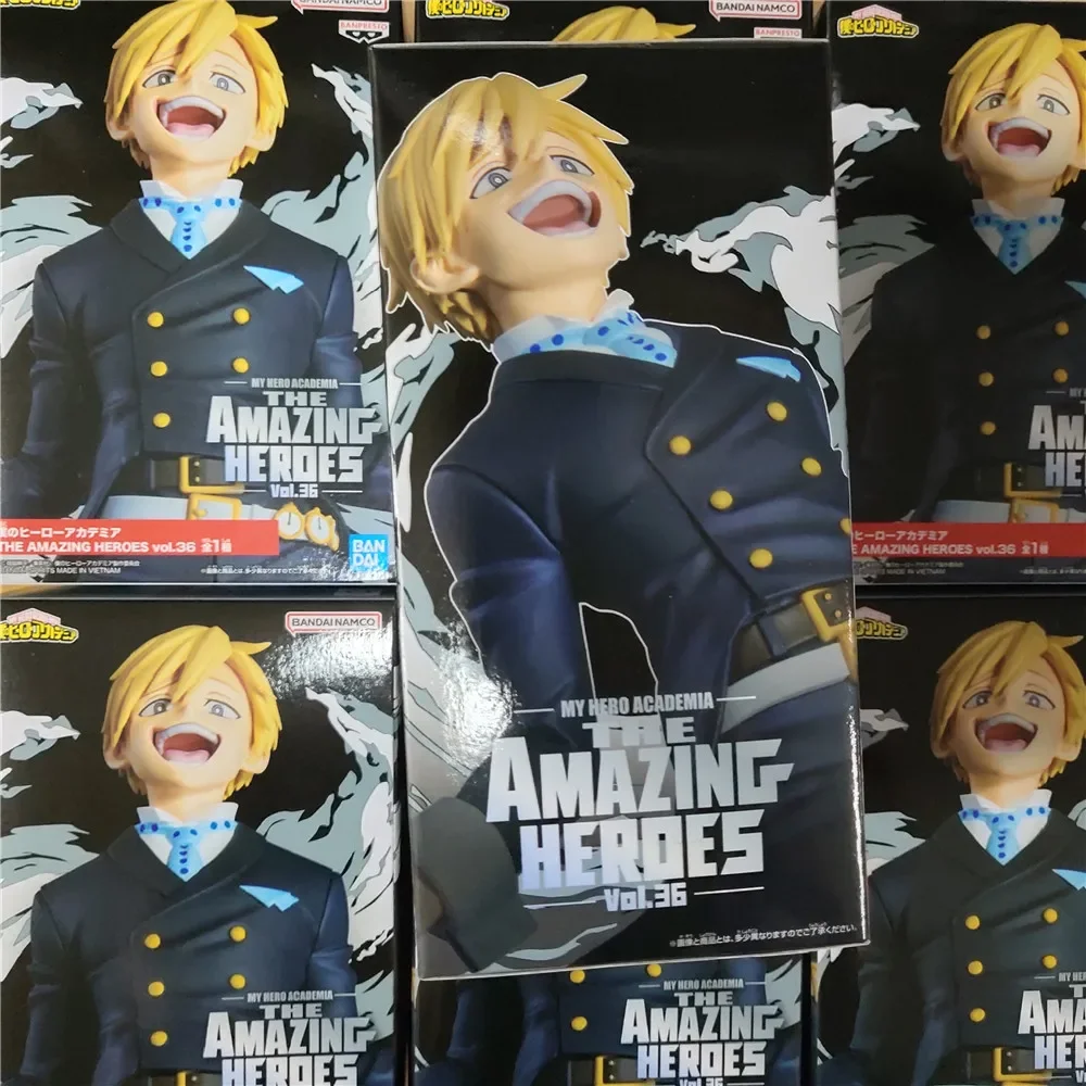 In Stock Original Bandai My Hero Academia Monoma Neito Anime Figure Toys for Children Action Figure The Amazing Heroes PVC 13cm