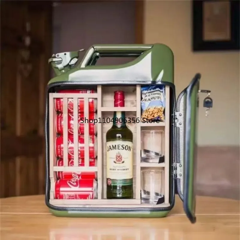 for Creative Barrel Bar Wine Cabinet Men's Gift Wine Case Wine Case Mini