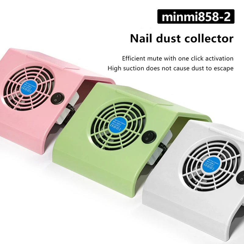 Mini collecteur de poussière d'ongles USB, extracteur de poussière d'ongles Portable, aspirateur d'ongles, filtre de ventilateur, outil de manucure pour Nail Art, forte puissance