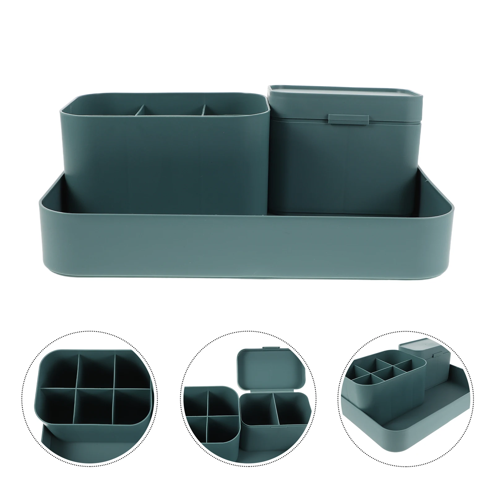 

Manicure Tool Storage Desk Organiser Stationery Case Dorm Organizer Plastic Desktop