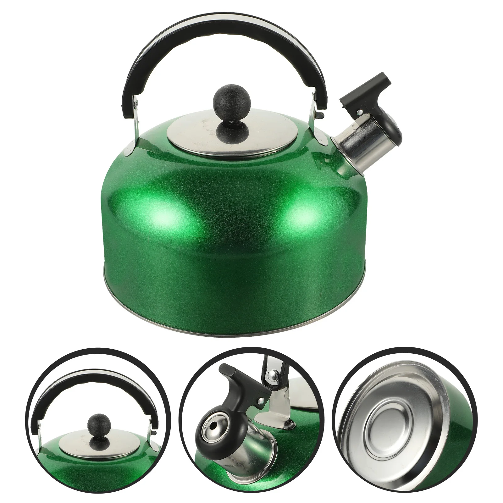 

Stainless Steel Kettle 3L Whistling Pot Safe Reliable Water Heating Kitchen Home Use Stainless Steel Kettle