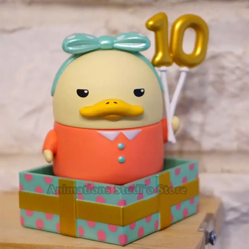 POP MART 10 Years Anniversary Duckoo Action Figures Toys Original POPMART Duckoo Anime Figures Dolls Collection Kids Gifts