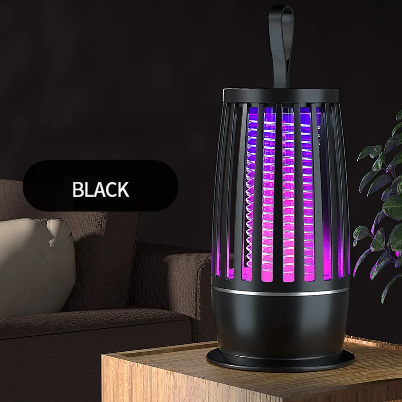 2026 USB Wiederaufladbare Fliegenfalle Elektrische Mückenkiller-Lampe Geräuschlose Insektenabwehr für Außen- und Innenbereich Anti-Mücken-Zapper Neu