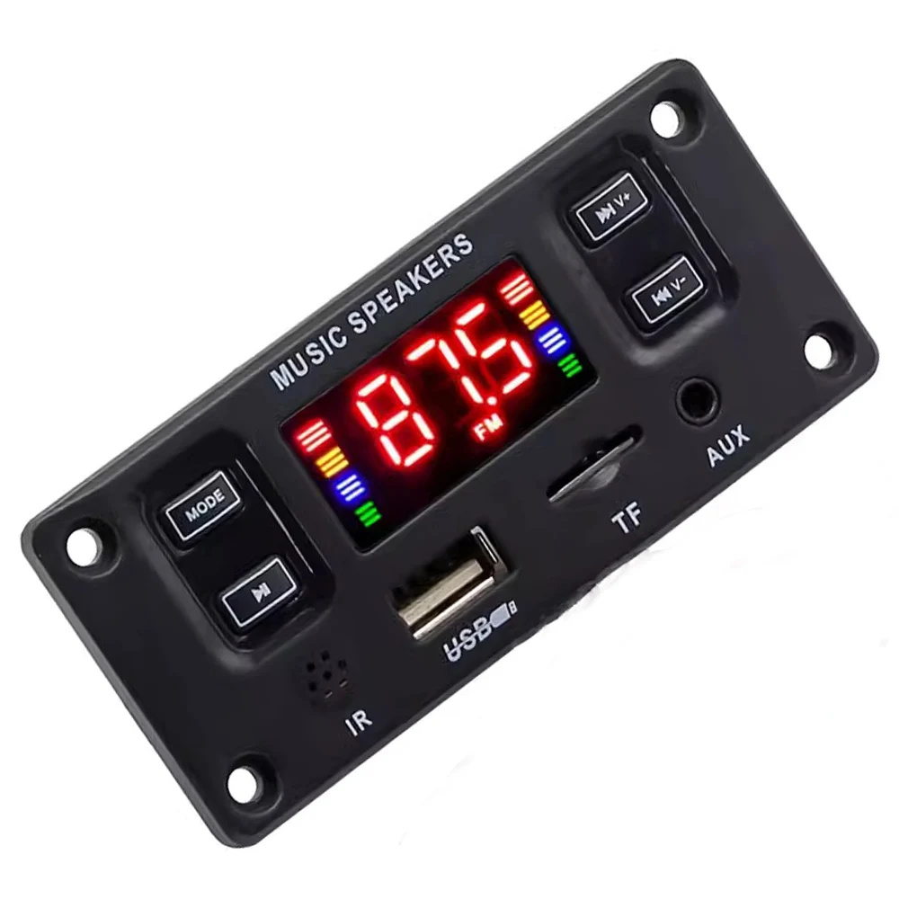 Car Audio Decoder Amplifier Board Stereo Amplifier USB TF FM Radio Module Bluetooth 12V WMA MP3 Player with remote control