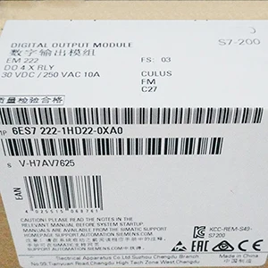 S7-200 6ES7222-1HD22-0XA0 PLC module 6ES7 222-1HD22-0XA0 digital