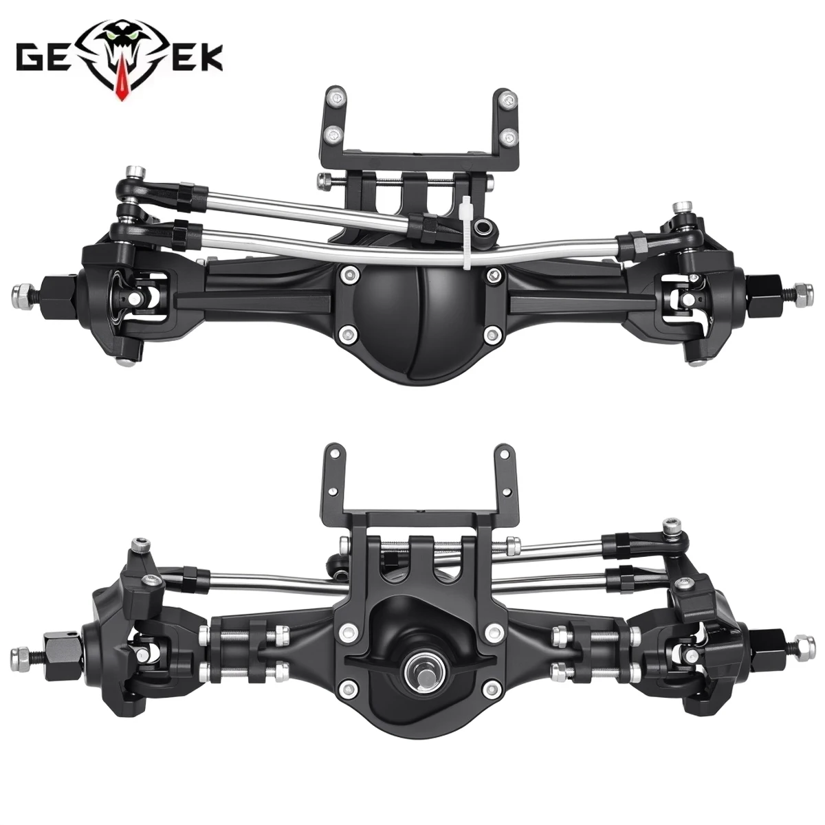 Plastic Front And Rear Straight Axle 30T/8T 1/10 Axial SCX10 I II III 90046 90047 RC Crawler Upgrade Parts