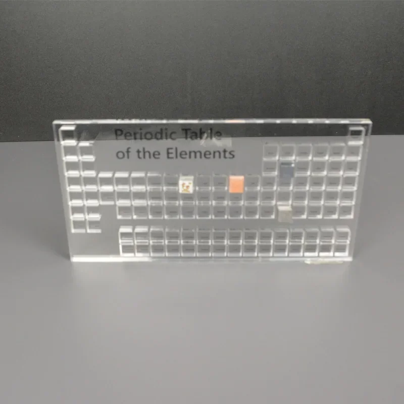 Element Cube Collector Box Acrylic Box 10mm Grid Element Cube Collection Element Periodic Table Storage Boxes