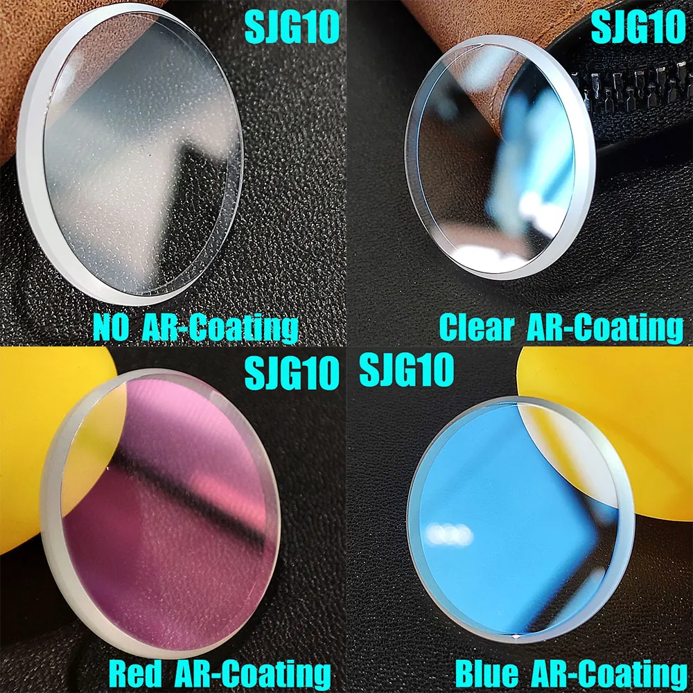 الياقوت الزجاج 28 مللي متر * 2.5 مللي متر ل SKX013 SKX015 شقة كبيرة الشطب سميكة الأزرق/الأحمر/واضح AR طلاء وزارة الدفاع أجزاء استبدال زجاج الساعة