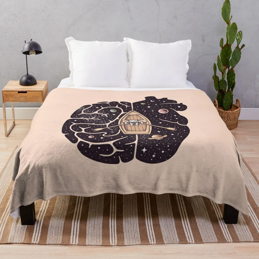 

Keep your balance Throw Blanket Hair Camping Blankets