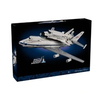 New Space Series 10360 Shuttle Carrier Aircraft Model Building Blocks Airplane Architecture Brick Toy for Children Gift