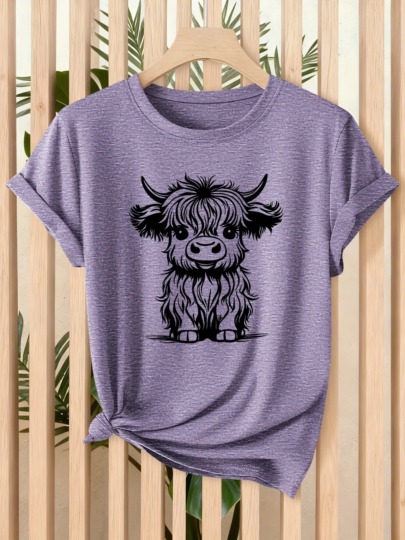 Funny Cartoon Cow Print Graphic High Quality T-shirt Women Short Sleeve Fashion T Shirt Women Round Neck Retro Tshirt Woman