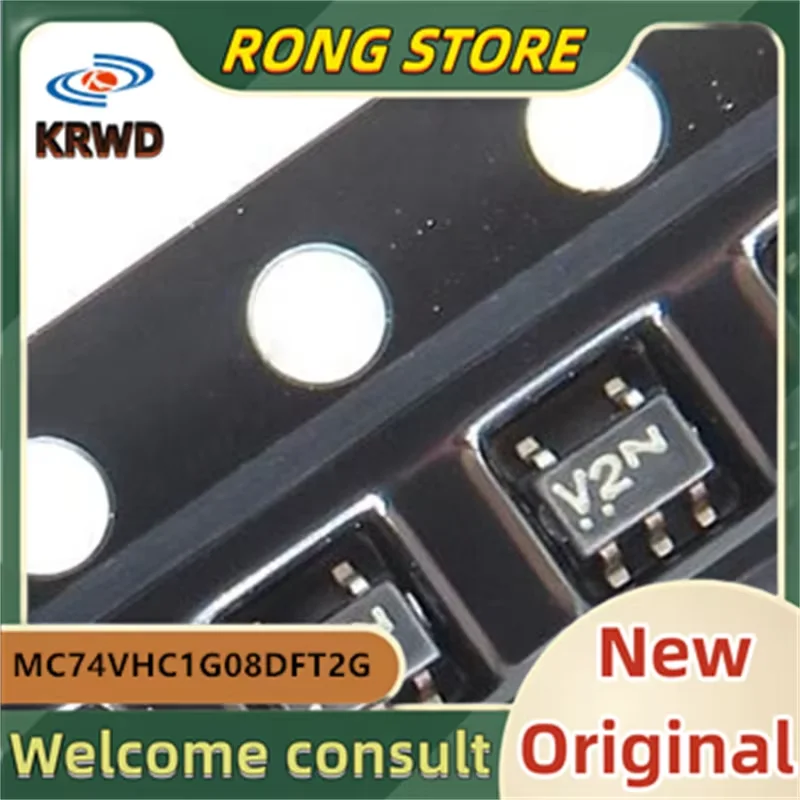 50PCS V2N V2* New and Original Chip IC SOT353 MC74VHC1G08DFT2G MC74VHC1G08DFT MC74VHC1G08 MC74VHC1