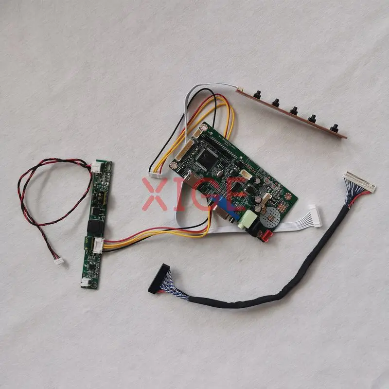 For LM195WX1 M190CGE M190PW01 MV195WGM LCD Controller Drive Board DIY Kit LVDS 30 Pins Display Matrix VGA+HDMI 1440*900 1440x900