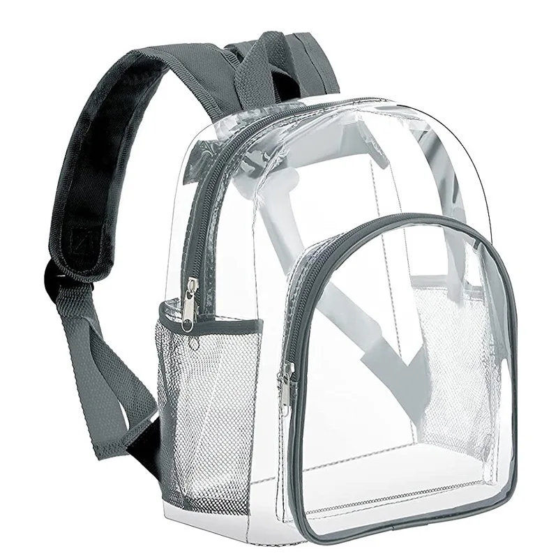 New Fashionable Transparent PVC Student School Bag Creative Cute Popular Backpack Travel Bag Outdoor Play Backpack