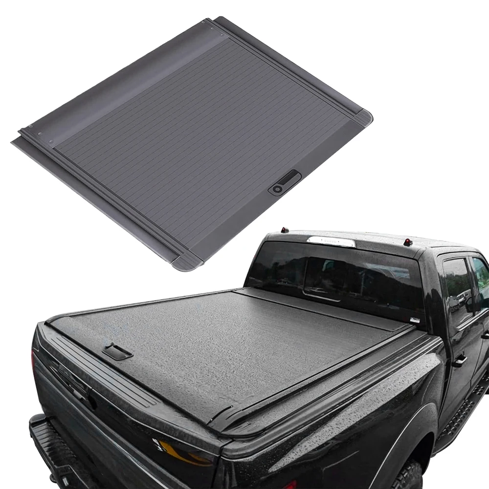 

Waterproof Aluminum Retractable Manual Truck Bed Tonneau Cover Shutter Lid for F150 Raptor Maverick Ranger Wildtrak T8 T9