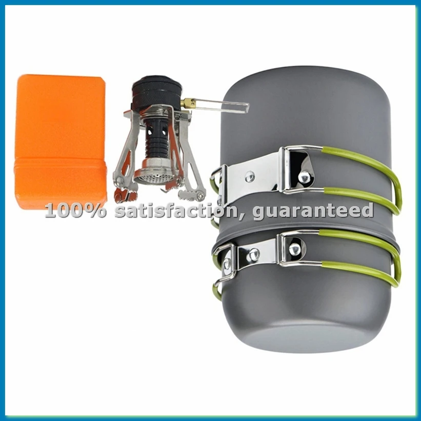 

Набор походной посуды для кемпинга: портативные кастрюли и утварь для приготовления пищи на природе, для походов, треккинга, пикников, рыбалки, альпинизма - A51M