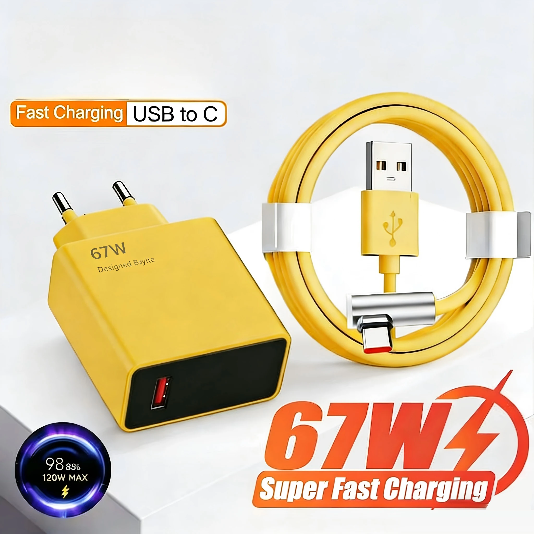 67W Fast Charger For Xiaomi 15 14 13 12 11 Pro Ultra Lite US